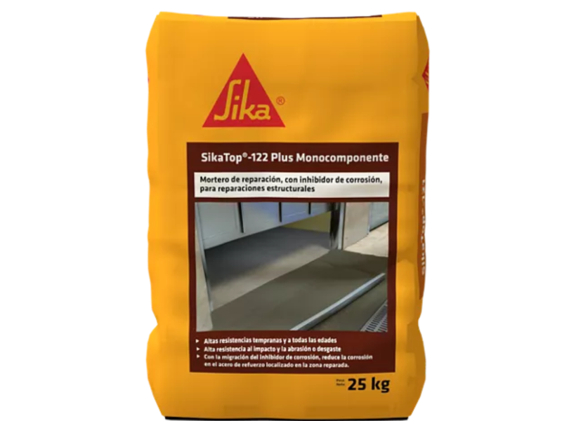 SikaTop 122 Plus Monocomponente Mortero de reparación, modificados con polímeros, de un componente, con inhibidor de corrosión