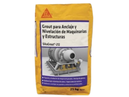 Sika Grout 212 Mortero sin contratación para anclajes y rellenos de precisión