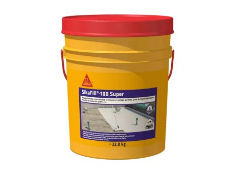 Impermeabilizante acrílico 100% elástico, para cubiertas, techos y terrazas